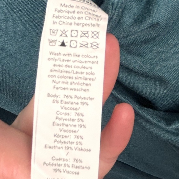 Halara jumpsuit overalls NWT size medium jade green soft drawstring pockets - Picture 9 of 12